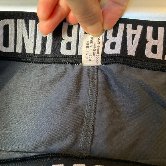 Under Armour Women Leggings size XS Gray Full Length Checkpoint Stretchy - Picture 7 of 9